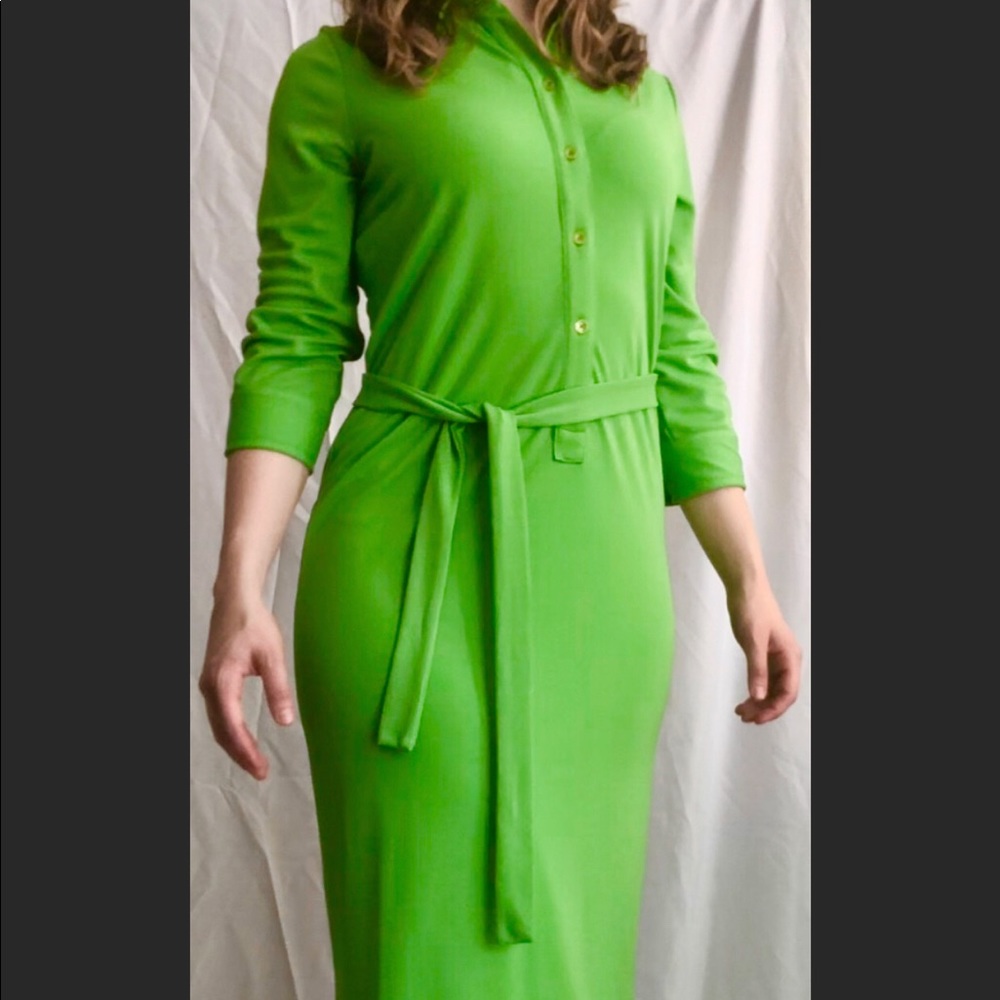 Green dress from Talbots